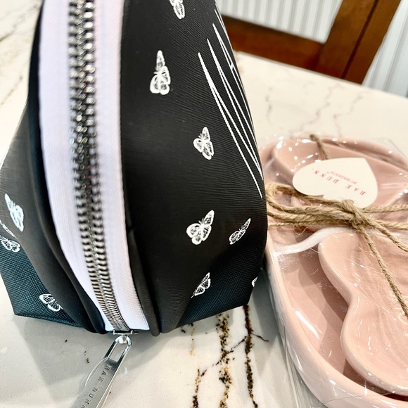 NWP 2 Pc Rae Dunn-Trinket Trays & Makeup Bag - Picture 7 of 8